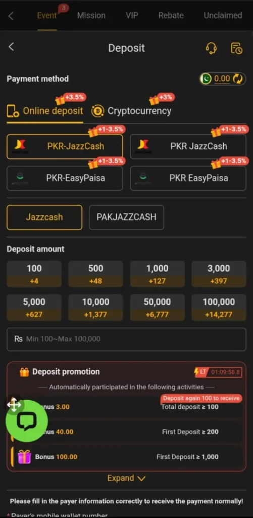 Jami777 Game Deposit