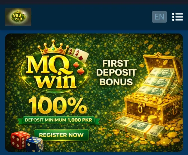 MQWin Game First Deposit Bonus 